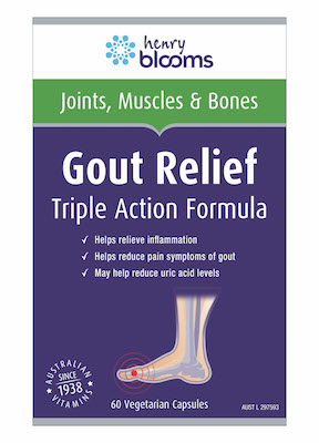 Gout Relief 60 Veg Caps Blooms