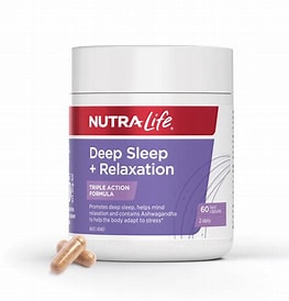 Deep Sleep + Relaxation 60 Caps Nutra-Life