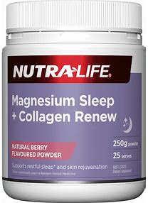 Magnesium Sleep + Collagen Renew 250g Powder Nutra-Life