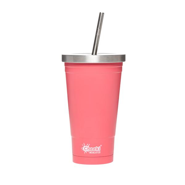 Stainless Steel Insulated Tumbler - Dusty Pink 500ml Cheeki