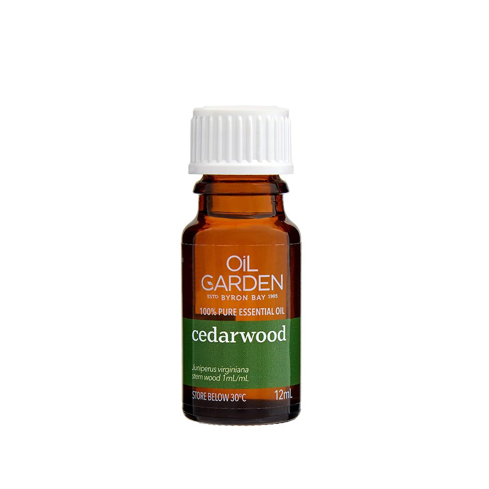 Cedarwood Pure Essential Oil 12mL Oil Garden 