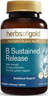 B Complete Sustained Release 60 Tabs Herbs of Gold