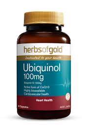 Ubiquinol 100mg 30 Caps Herbs of Gold