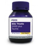 Milk Thistle 35000 Plus Taurine 60 Vege Caps Blooms