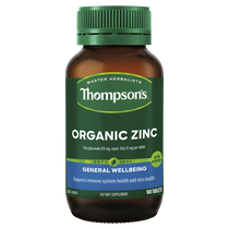 Organic Zinc 180 Tabs Thompson's 