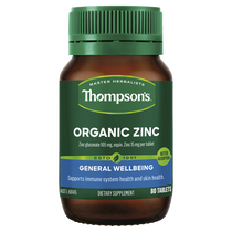Organic Zinc 80 Tabs Thompson's
