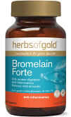 Bromelain Forte 60 Veg Caps Herbs of Gold