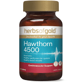 Hawthorn 4500 60 Tabs Herbs of Gold