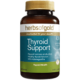 Thyroid Support 60 Tabs Herbs of Gold