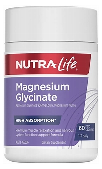 Magnesium Glycinate 60 Caps Nutra-Life